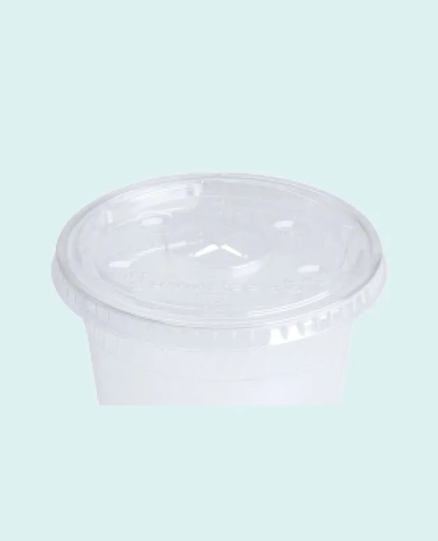 TVPL16 Tapa vaso PLA 16 oz. con hoyo